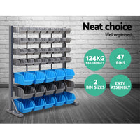 Thumbnail for Giantz 47 Bin Storage Shelving Rack