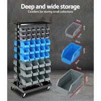 Thumbnail for Giantz 90 Bin Storage Rack Stand