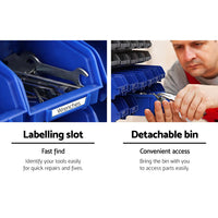 Thumbnail for Giantz 30 Bin Wall Mounted Rack Storage Organiser