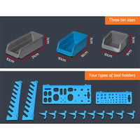 Thumbnail for Giantz 44 Bin Wall Mounted Rack Storage Organiser