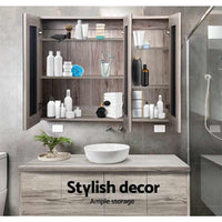 Thumbnail for Cefito Bathroom Mirror Cabinet 900mm x720mm - Natural