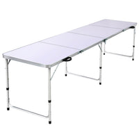 Thumbnail for Weisshorn Camping Table Folding Aluminum Portable BBQ Outdoor 240CM