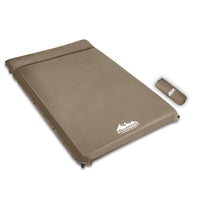 Thumbnail for Weisshorn Double Size Self Inflating Mattress Mat 10CM Thick   Coffee