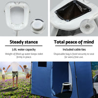 Thumbnail for Outdoor Portable Folding Camping Toilet