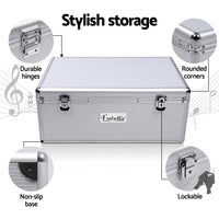 Thumbnail for Embellir CD Case DVD Cases Storage Box 500 Discs Aluminium Case DVD Folders