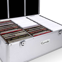 Thumbnail for Embellir CD Case DVD Cases Storage Box 500 Discs Aluminium Case DVD Folders