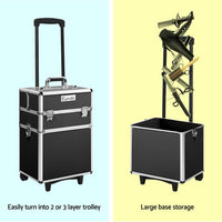 Thumbnail for Embellir 7 in 1 Portable Cosmetic Beauty Makeup Trolley - Black