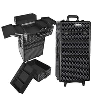 Thumbnail for Embellir Makeup Case Beauty Trolley Cosmetic Organiser Box Travel Wheels Diamond