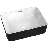 Thumbnail for Cefito Ceramic Bathroom Basin Sink Vanity Above Counter Basins Bowl Black White