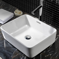 Thumbnail for Cefito Ceramic Rectangle Sink Bowl - White