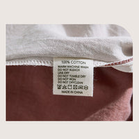 Thumbnail for Cosy Club Quilt Cover Set Cotton Duvet Double Red Beige