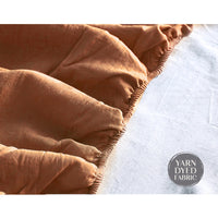 Thumbnail for Cosy Club Sheet Set Cotton Sheets Double Orange Brown