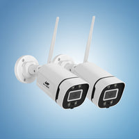 Thumbnail for UL-tech 3MP Wireless CCTV Security Camera System WiFi Outdoor Home 2 Cameras Set