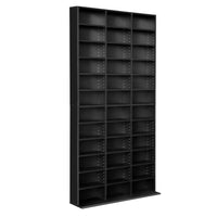 Thumbnail for Artiss Adjustable Book Storage Shelf Rack Unit - Black