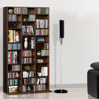 Thumbnail for Artiss Adjustable Book Storage Shelf Rack Unit - Expresso