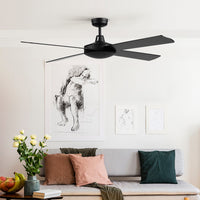 Thumbnail for Devanti 52'' Ceiling Fan w/Remote - Black