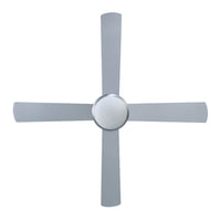 Thumbnail for Devanti 52'' Ceiling Fan w/Light w/Remote Timer - Silver