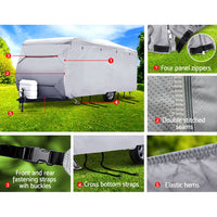 Thumbnail for Weisshorn 20-22ft Caravan Cover Campervan 4 Layer UV Water Resistant