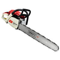 Thumbnail for Giantz 88cc Commercial Petrol Chainsaw E-Start 24 Bar Pruning Chain Saw