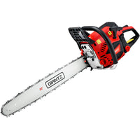 Thumbnail for Giantz Chainsaw 58cc Petrol Commercial Pruning Chain Saw E-Start 22'' Bar Top