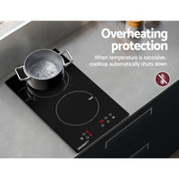 Thumbnail for Devanti Induction Cooktop 30cm Electric Stove Ceramic Cook Top Kitchen Cooker