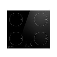 Thumbnail for Devanti Electric Induction Cooktop 60cm Ceramic 4 Zones Stove Cook Top Hot Plate