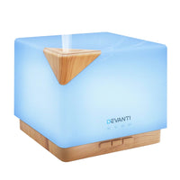 Thumbnail for DEVANTi Aroma Diffuser Air Humidifier Night Light 600ml