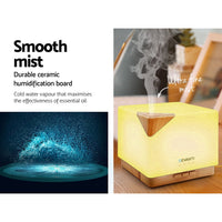 Thumbnail for DEVANTi Aroma Diffuser Air Humidifier Night Light 600ml