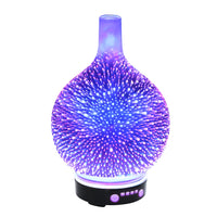 Thumbnail for Aroma Diffuser 3D LED Light Oil Firework Air Humidifier 100ml