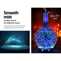 Thumbnail for Aroma Diffuser 3D LED Light Oil Firework Air Humidifier 100ml