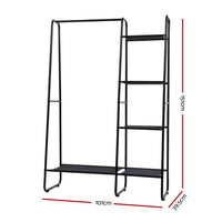 Thumbnail for Portable Clothes Rack Garment Hanging Stand Closet Storage Organiser Shelf Home