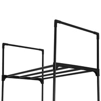 Thumbnail for Artiss Shoe Rack Shoe Storage Shelf 10-tier 20 Pairs DIY Stackable Black Metal