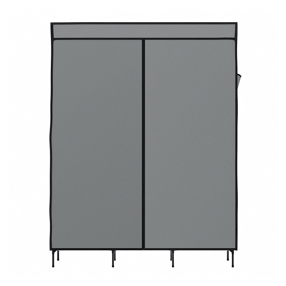 Artiss Clothes Wardrobe Closet Storage Large Portable Organiser with Shelf Grey