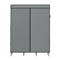 Thumbnail for Artiss Clothes Wardrobe Closet Storage Large Portable Organiser with Shelf Grey