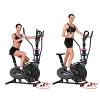 Thumbnail for Everfit 6in1 Elliptical Cross Trainer Exercise Bike Bicycle Home Gym Fitness Machine Running Walking