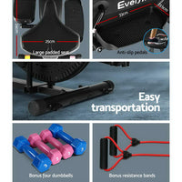 Thumbnail for Everfit 6in1 Elliptical Cross Trainer Exercise Bike Bicycle Home Gym Fitness Machine Running Walking