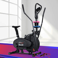 Thumbnail for Everfit 6in1 Elliptical Cross Trainer Exercise Bike Bicycle Home Gym Fitness Machine Running Walking