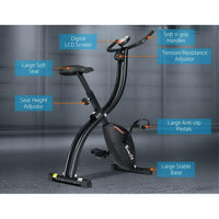 Thumbnail for Everfit Exercise Bike X-Bike Folding Magnetic Bicycle Cycling Flywheel Fitness Machine