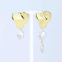 Thumbnail for Freshwater Pearls Aventura Mismatch Earrings-0