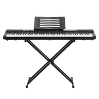 Thumbnail for Alpha 88 Keys Electronic Piano Keyboard Electric Holder Music Stand Touch Sensitive with Sustain pedal