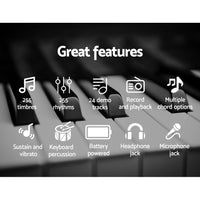 Thumbnail for ALPHA 61 Keys LED Electronic Piano Keyboard