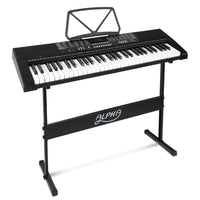 Thumbnail for Alpha 61 Keys Electronic Piano Keyboard LED Electric w/Holder Music Stand USB Port