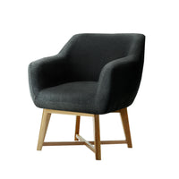 Thumbnail for Artiss Aston Tub Accent Chair Charcoal