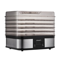 Thumbnail for Devanti Food Dehydrator with 5 Trays - Silver