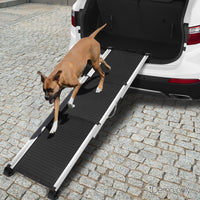 Thumbnail for i.Pet Dog Ramp Dog Steps Pet Car Travel Step Stair Foldable Portable Ladder Aluminium