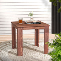 Thumbnail for Gardeon Coffee Side Table Wooden Desk Outdoor Furniture Camping Garden Brown