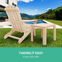 Thumbnail for Gardeon Wooden Outdoor Side Beach Table