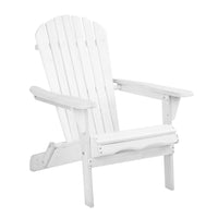 Thumbnail for Gardeon Outdoor Furniture Adirondack Chairs Beach Chair Lounge Wooden Patio Garden