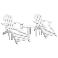 Thumbnail for Gardeon Outdoor Sun Lounge Beach Chairs Table Setting Wooden Adirondack Patio Chair