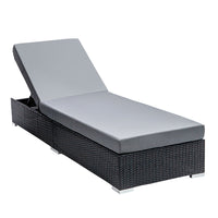 Thumbnail for Gardeon Sun Lounge Outdoor Furniture Day Bed Wicker Rattan Garden Sofa